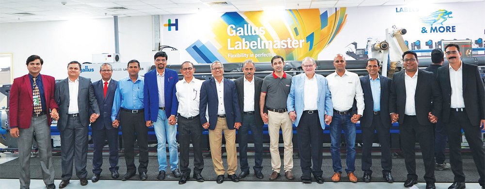 Avery Dennison, Heidelberg and Gallus Team with the Partners.