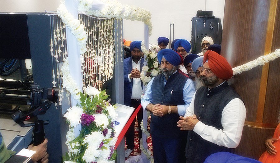Inauguration of Speedmaster CS 92 at Gurdwara Rakab Ganj Sahib