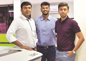 LtoR: Rutul Zaveri, Urjit Zaveri and Shrutul Zaveri - Directors of Pin Point Block